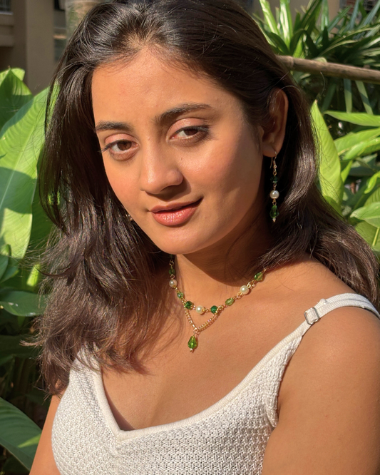 Tinker Bell Necklace with Earrings