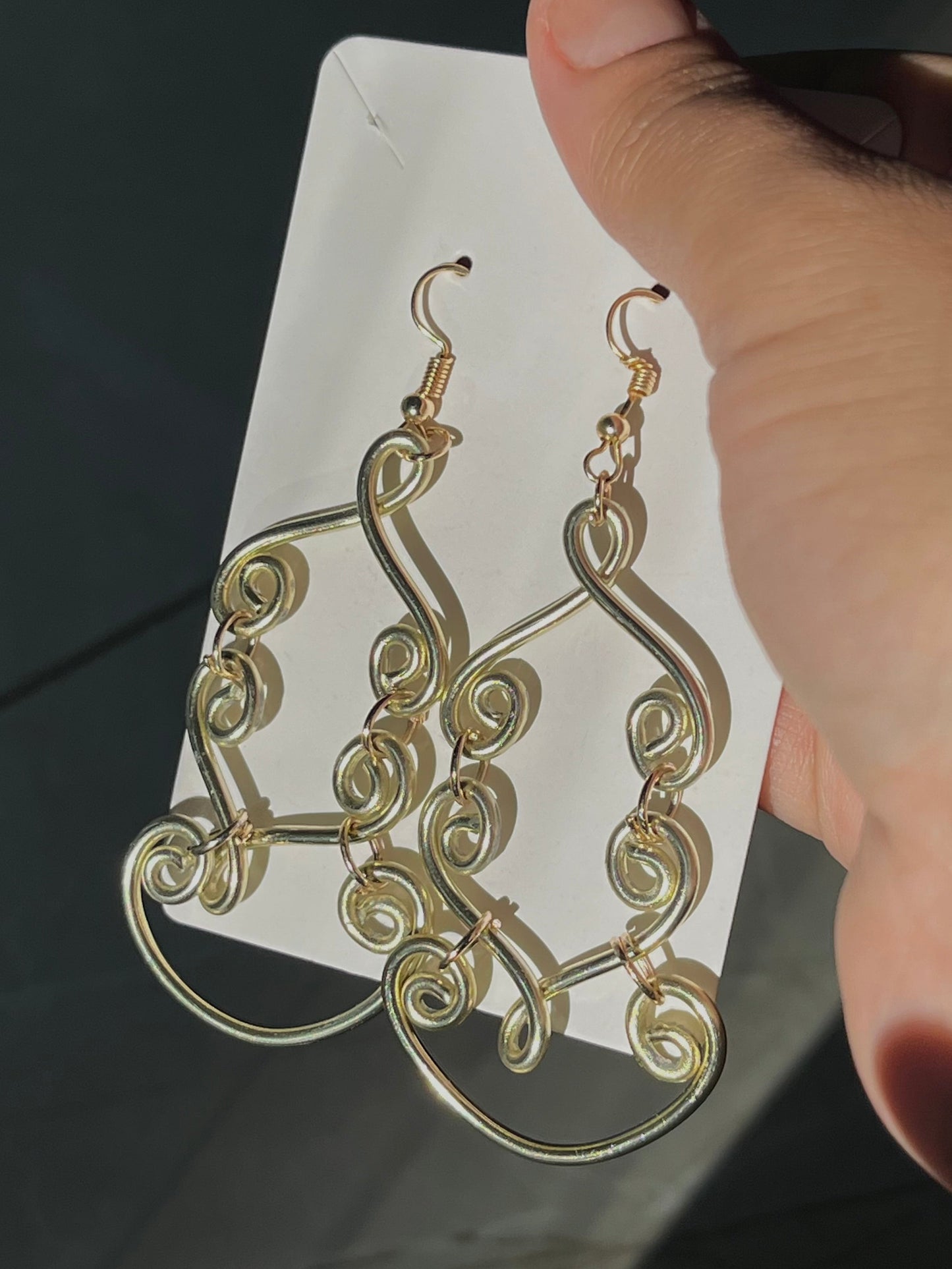 Vintage Swirl Earrings