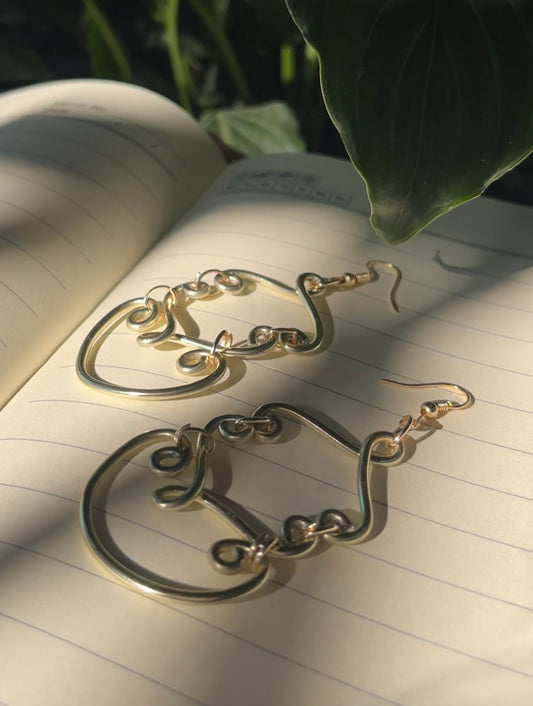 Vintage Swirl Earrings