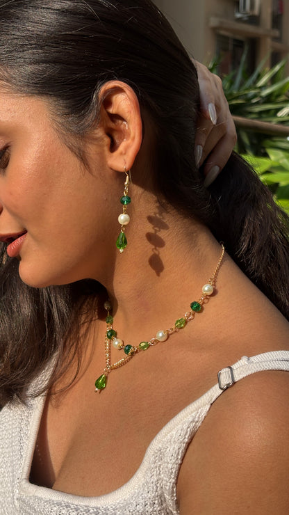 Tinker Bell Necklace with Earrings