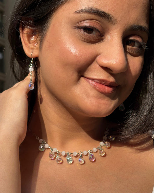 Celestial Necklace with Earrings