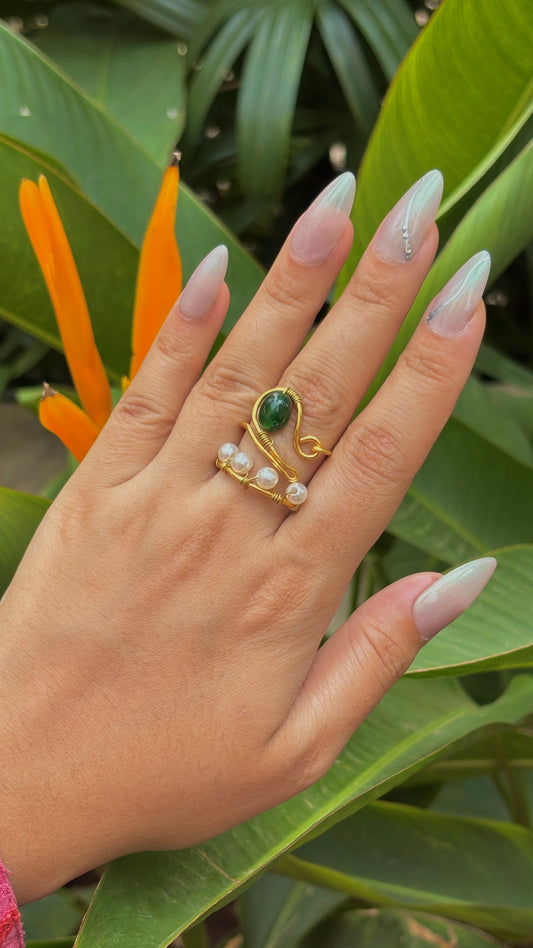Mango Pearl Ring