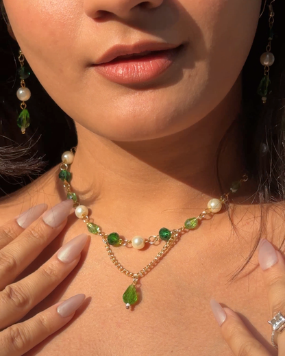 Tinker Bell Necklace with Earrings