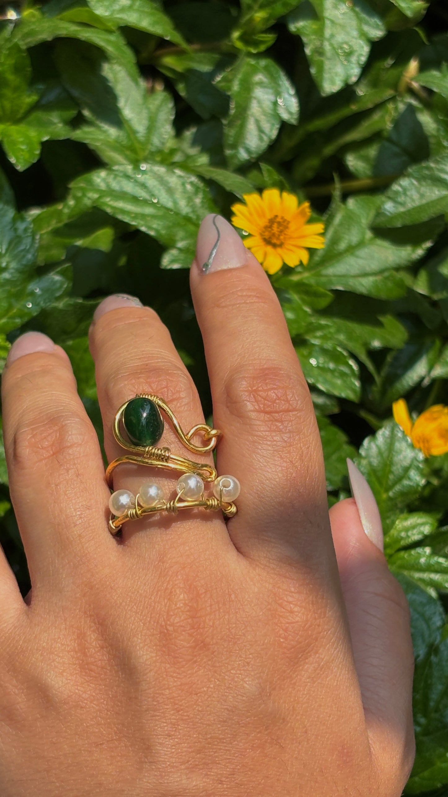 Mango Pearl Ring