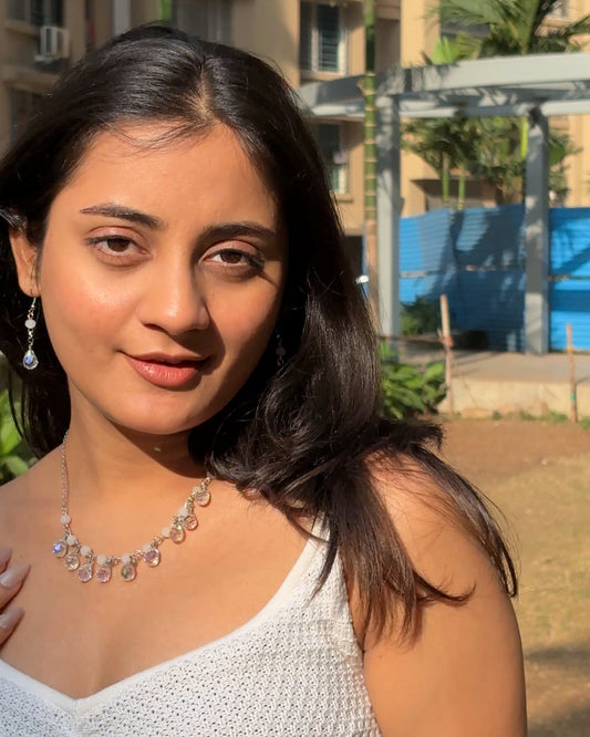 Celestial Necklace with Earrings