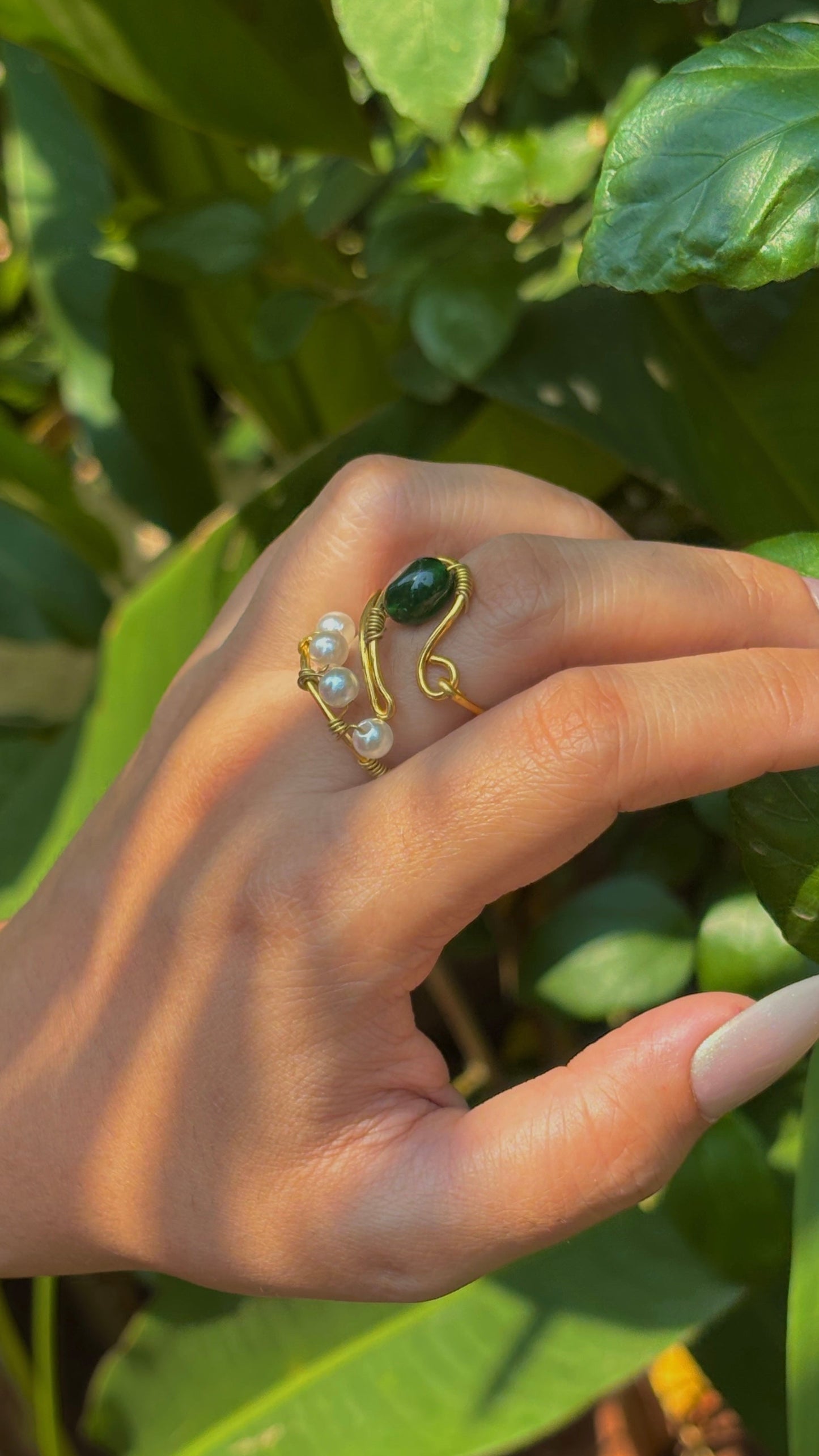Mango Pearl Ring