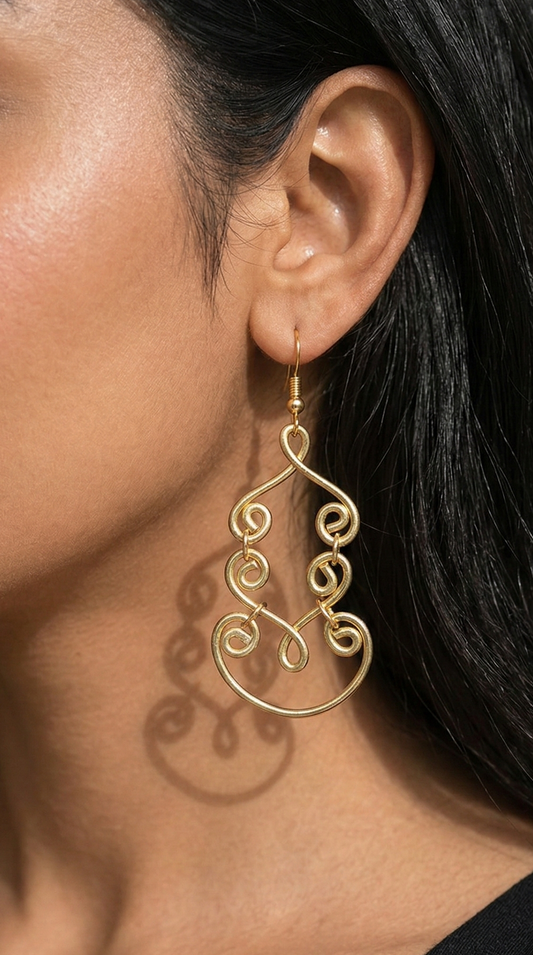 Vintage Swirl Earrings